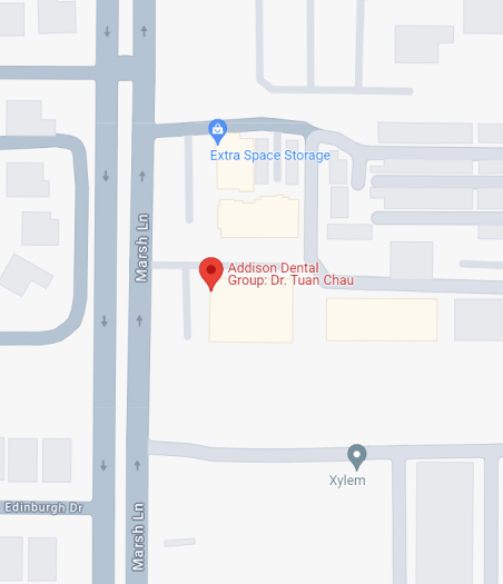 Addison Dental Group Map View